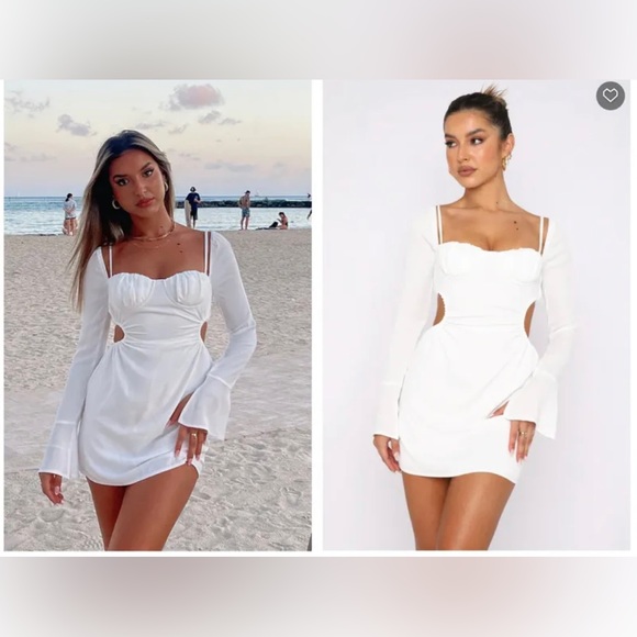 WHITE FOX BOUTIQUE WHITE DRESS - Picture 1 of 1